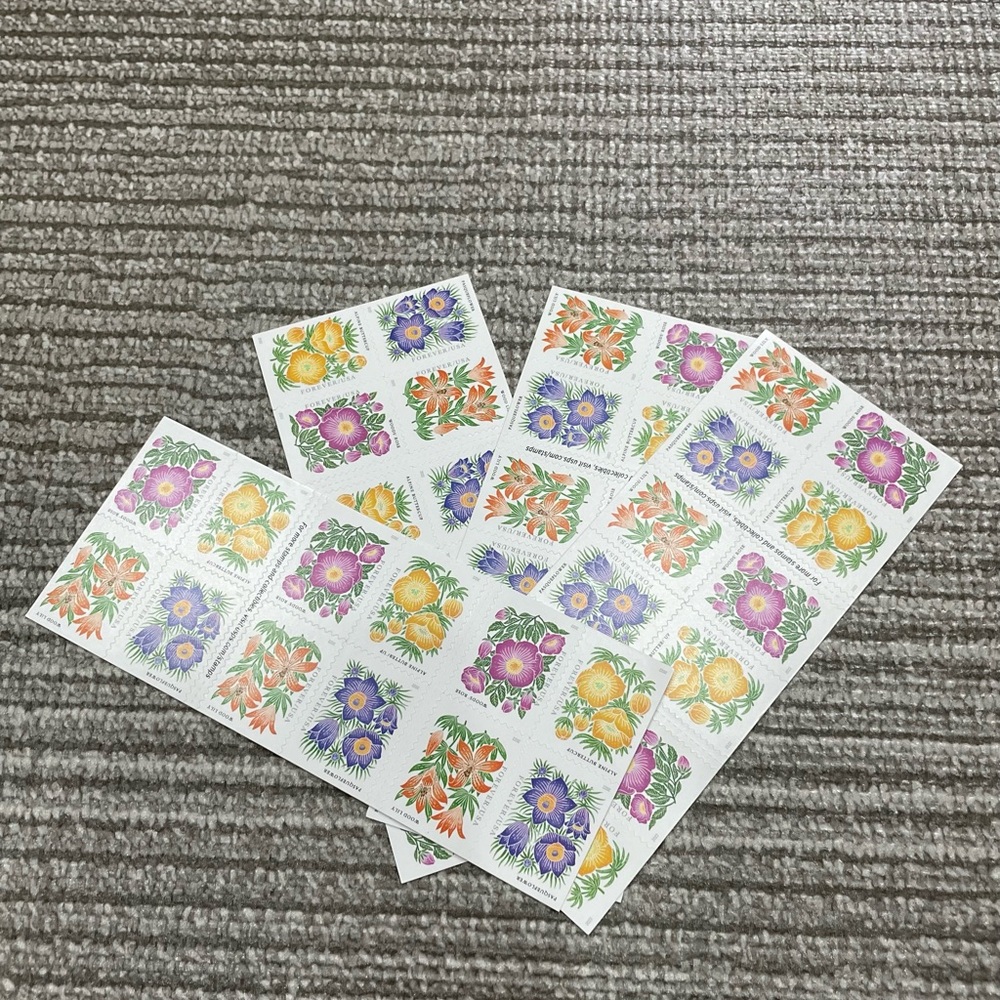 80 Mountain Flora 2022 Forever PostageStampsUS Postal USPS Flowers Weddings